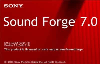 Sony Sound Forge 7.0 Serial Number Keygen